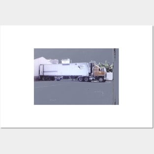 Nap 2 in the shadow of a semi truck Guatemala 1991 Posters and Art